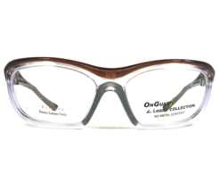 OnGuard Safety Eyeglasses Frames OG-220S Brown Clear Square Z87-2+ 58-15-130 - £48.29 GBP