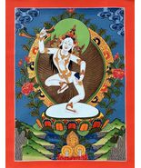 MACHIG LABDRON ORIGINAL MASTERPIECE TIBETAN THANGKA FOR MEDITATION CHOD ... - $2,891.76 MXN