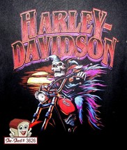 Harley Davidson Motorcycles Daytona Beach Black Bravado XL Men&#39;s Black T... - £14.02 GBP