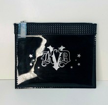 Kat Von D New Studded Black Makeup Bag w/ Clear Front – 8×6.5″ - $10.88