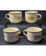 Vintage WAECHTERSBACH POPPY Coffee Cups - Set Of 4 - Made In West Germany - $25.18