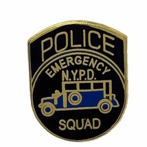 NYPD Emergency Squad Police Department Law Enforcement Enamel Lapel Hat Pin - $14.95