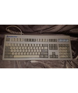 Vintage Leading Edge Mechanical Spring Computer Keyboard 5 pin - $69.00