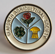 SEAFORTH AGRICULTURAL SOCIETY METAL LAPEL PIN ONTARIO CANADA WEAR FARMIN... - $18.99