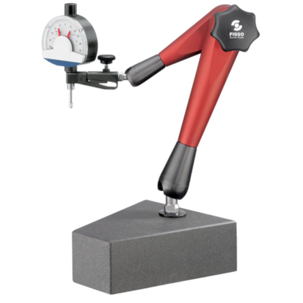 Fisso Strato M-28 F + G 3/8&quot; Articulated Gage Gauge Holder Arm &amp; Granite... - $660.50