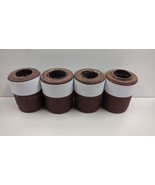 Four pre-cut rolls 80 grit sandpaper for Jet 16-32 sanders-READ DESCRIPT... - $28.80 CAD