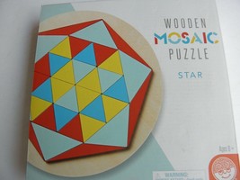 Wooden Mosaic Puzzle. ages 8 +.  Mindware. - £9.32 GBP