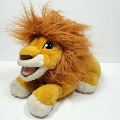 Disney Lion King Roaring Simba Plush Puppet Stuffed Animal Vintage 1993 Talking - $39.59