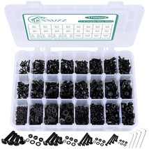 1700Pcs Metric Nuts And Bolts Assortment Kit - M2 M3 M4 M5 Screws Assort... - £34.67 GBP