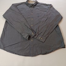 Columbia AM7139 Men's Black & Gray Cotton Plaid Button Down Collar Shirt Sz 2XL image 10