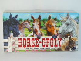 Horse-opoly 2013 Monopoly Board Game by Late for the Sky 100% Complete E... - $24.75