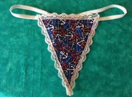 New Womens BOAT ANCHORS Fishing Gear Yacht Gstring Thong Lingerie Underwear - £15.00 GBP