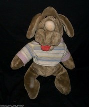 16&quot; Vintage Wrinkles Grey Ganz Bros Stuffed Animal Plush Hand Puppet Heritage - $31.35