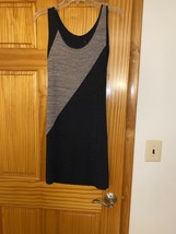 Blk/silver Sweater Dress Sz Small - $18.70