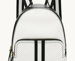 Fossil Felicity Backpack White Black Stripe Perforated SHB2410005 NWT $1... - £69.81 GBP