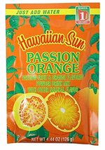 Hawaiian Sun Passion Orange Powdered Drink Mix 4.44 oz Bag (Pack of 10 B... - £85.62 GBP