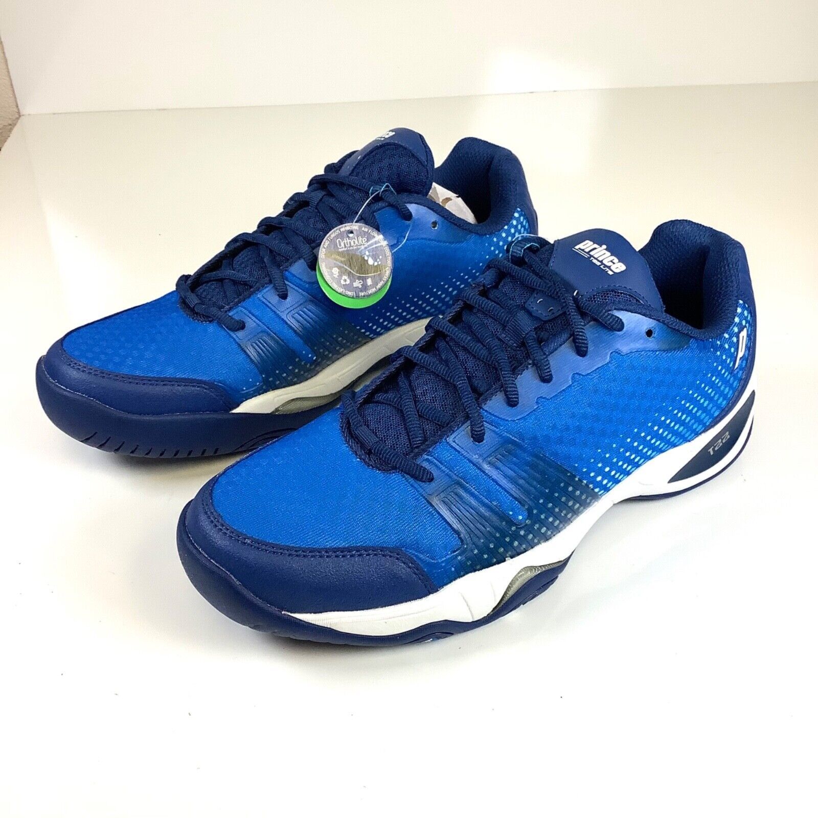 NEW Prince T22 Blue Tennis Shoe Mens US Sz 10.5 NEW w/TAGS - $79.48