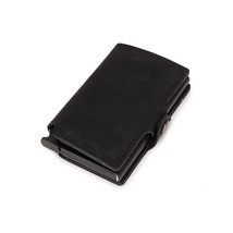 Thin Wallet Leather Security Men Women Card Holder Wallet Ridge wallets Mini Pur - £30.95 GBP