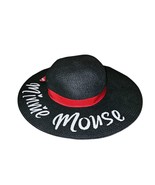 Disney Minnie Mouse Floppy Straw Hat - Pre-Owned Condition -Black/Red/White - €12,72 EUR