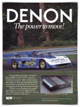 Denon DCA-500 Amp Ferrari 308 V8 3000 Vintage 1991 Full-Page Magazine Ad - £7.62 GBP