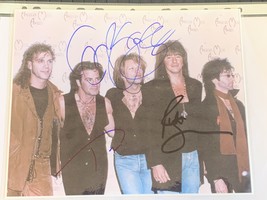 Bon Jovi Hand-Signed Autograph 8x10 With Lifetime Guarantee - £98.36 GBP