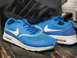 2016 Nike Air Max Thea Blue//White Running Shoes 599409-413 Women 9.5 - £29.15 GBP