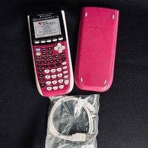 TI-84 Plus Color Silver Edition Graphing Calculator  Pink Rechargeable Battery - £46.69 GBP