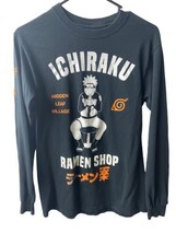 Naruto Shippuden Ichiraku Ramen Shop T-Shirt Size S Anime Manga Viz Long... - $12.38