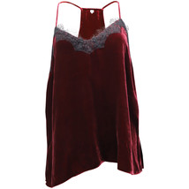 Cami Nyc Lace Trim Camisole In Velvet Women Burgundy L - $133.95