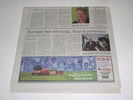 Devo Arts &amp; Entertainment Newspaper Supplement Vintage 2009 Mark Mothers... - $24.99