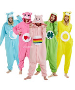 Adult Anime Bear Kigurumi Pajamas Animal Onesis Halloween Cosplay Costumes - £20.43 GBP