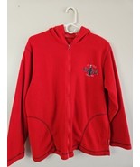 Coca-Cola Brand 100% Polyester Zip Up Jacket &quot;Ice Cold&quot; , Red, Men&#39;s M - $28.49