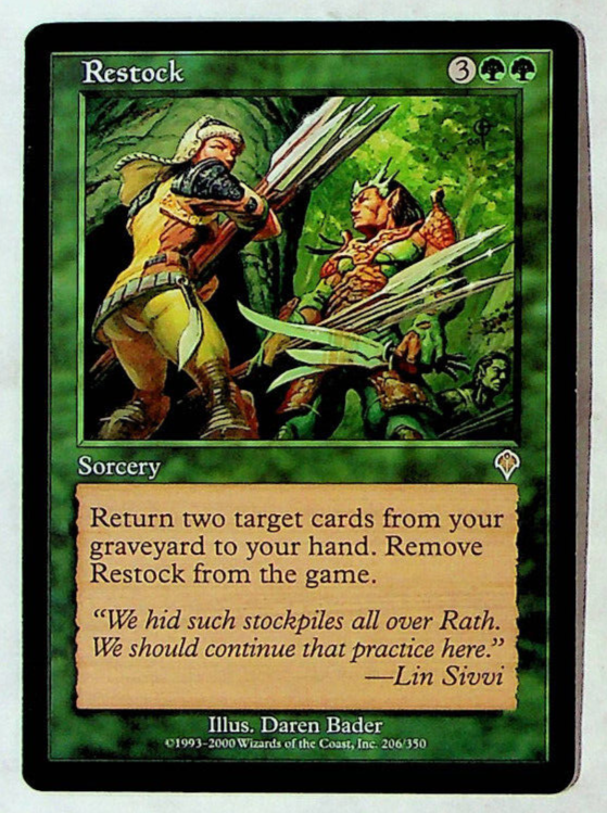 Primary image for Restock - Invasion Edition - Magic The Gathering Card