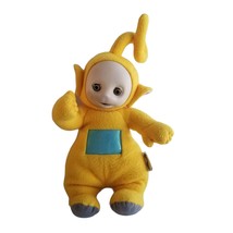 Teletubbies Talking Plush LALA Playskool Stuffed Animal Toy 15&quot; Vintage Yellow - £25.07 GBP