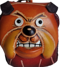 Angry Dog Genuine Leather Wristlet Wallet Change Coin Purse Zip Closure ... - £13.32 GBP