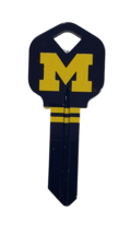 Michigan Wolverines NCAA College Team Kwikset House Key Blank - $9.99