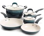 Oster Corbett Forged Aluminum Cookware Set with Ceramic Non-Stick-Induct... - £85.48 GBP