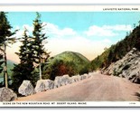 Scene On Mountain Road MT Deserto Isola Maine Me Unp Wb Cartolina Y3 - £4.50 GBP