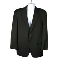 Jos. A Bank Green 2 Button Wool Blazer Jacket Sz 42R ~ Lined  ~ Single V... - £45.99 GBP