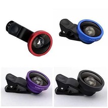 Color: Purple - SUPER WIDE Clip and Snap Lens for iPhone and any Smartphone - $30.06