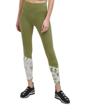 DKNY Womens Tie-Dyed 7/8 Leggings size X-Small Color Olive - £54.12 GBP