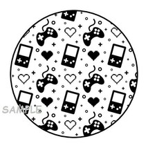 30 VIDEO GAME ENVELOPE SEALS LABELS STICKERS 1.5&quot; ROUND PARTY FAVORS GIFTS - $7.49