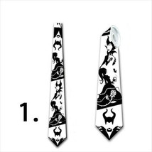 Necktie with sleeping beauty Cinderella beauty and the beast original an... - £20.45 GBP
