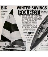1969 Folbot Sailboat Canoe Kayak Build Kits Advertisement Boating Water ... - $368.38 MXN