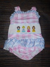 NEW Boutique Princess Snow White Cinderella Aurora Belle Girls Swimsuit - £11.98 GBP