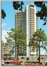 London Hilton Hotel Park Lane London England 1960s John Hinde Postcard - £5.33 GBP