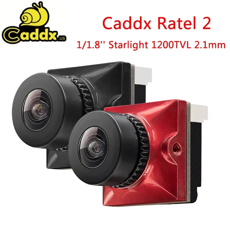 Caddx Ratel 2 Baby Ratel 2 1/1.8&#39;&#39; Starlight 1200TVL 2.1mm NTSC PAL 16:9 4:3 - £35.32 GBP