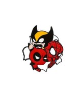 Deadpool &amp; Wolverine &amp; Spiderman Metal Enamel Pin - New Marvel Pin - £5.14 GBP