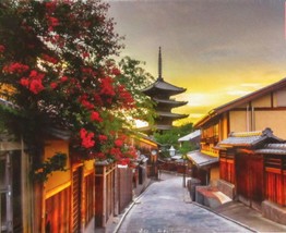 Educa Yasaka Pagoda Kyoto Japan 1000 pc Jigsaw Puzzle Temple Shrine Zen ... - $19.79
