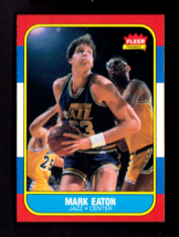 1986 Fleer Basketball #28 Mark Eaton Utah Jazz NM-MT - £10.07 GBP